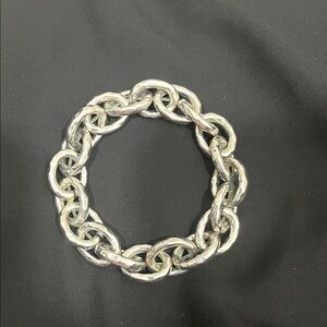 Silver link bracelet